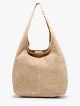 Schoudertas Milano Beige velvet VE24062B
